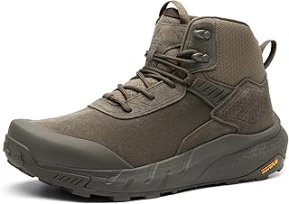 NORTIV 8 Men's Waterproof Military Tactical Work Boots Leather Motorcycle Combat Lightweight Non-Slip Hiking Boots for Men VaporGuard product image