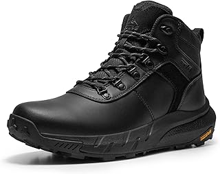 NORTIV 8 Men's Waterproof Hiking Boots Lightweight Outdoor Mid Trekking Leather Shoes DriftShield product image