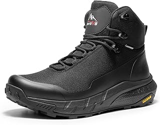 NORTIV 8 Men's Mid Waterproof Hiking Outdoor Lightweight Breathable Trekking Camping Mountaineering HydroTrek Shoes product image