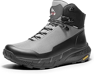 NORTIV 8 Men's Mid Waterproof Hiking Outdoor Lightweight Breathable Trekking Camping Mountaineering HydroTrek Shoes product image