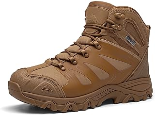 NORTIV 8 Men's Ankle High Waterproof Hiking Boots Outdoor Lightweight Shoes Trekking Trails Armadillo product image