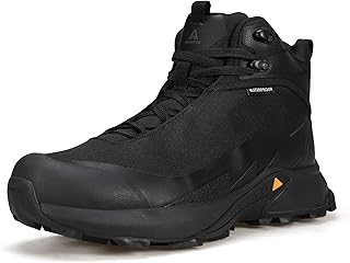 HUMTTO Men's Waterproof Hiking Boots Lightweight Mid Ankle Trekking Shoes Anti Slip Outdoor Trail Boots for Backpacking Camping product image
