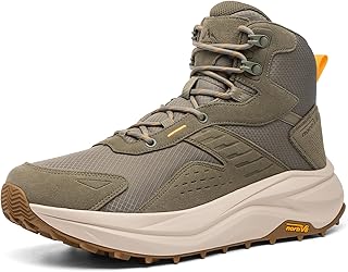 NORTIV 8 Men's Wide Toe Box Hiking Boots Low Drop Waterproof Outdoor Trekking Camping Shoes Katahdin product image