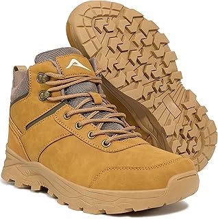 HARENCE Men's Waterproof Hiking Boots Lightweight Slip-Resistant Ankle Support for Trekking Walking product image