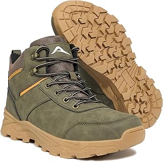 HARENCE Men's Waterproof Hiking Boots Lightweight Slip-Resistant Ankle Support for Trekking Walking product image
