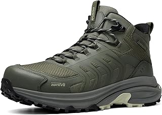 NORTIV 8 Men's Waterproof PRO Hiking Boots Lightweight Outdoor Trekking Camping Climbing Shoes for All Day Comfort Armadillo FieldLite product image