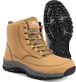 FUDYNMALC Mens Hiking Boots Waterproof: Lightweight Comfortable Trekking Shoes Ankle Support for Outdoor Walking product image