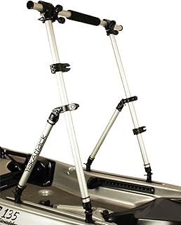 YakAttack CommandStand Universal Kayak Stand Assist Bar | Adjustable Width | Includes Paddle Holders & Accessory Mounts | Track or Flat Mount | Folding Frame | Made in USA product image