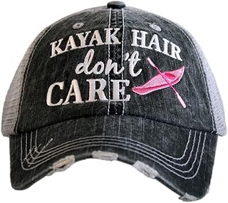 KATYDID Kayak Hair Don't Care Baseball Cap - Trucker Hat for Women - Stylish Cute Sun Hat product image