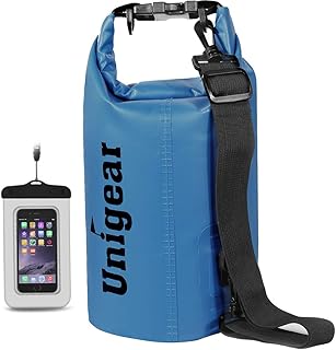 Unigear Dry Bag Waterproof, 2L/5L/10L/20L/30L/40L Floating and Lightweight Bags for Kayaking, Boating, Fishing, Swimming and Camping with Waterproof Phone Case product image
