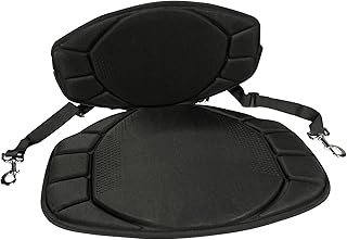 Pelican Boats - Sit-on-top Kayak or SUP Seat – PS0480-3 - Universal Fit Water Repellent Cushion with Back Support, Black product image