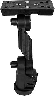 YakAttack Fish Finder Mount for Humminbird Helix 5, 7 and 9 | LockNLoad Kayak Track System | Compatible with GearTrac, MightyMount, and Most Kayak Tracks | Marine Electronics Kayak Accessory product image