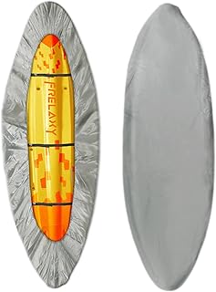 Frelaxy 420D Kayak Cover, Heavy Duty Waterproof UV Resistant Kayak Covers for Outdoor Storage, Ultra Strong Canoe Storage Dust Cover, Great for Indoor & Outdoor 9.8-13.5ft product image