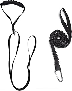 Kayak Stand Up Assist Strap Pull Up Strap Multi-Purpose Kayak Canoe Drag Strap,Strong Handle Adjustable Length from 34-54 inch (with Paddle Leash) product image