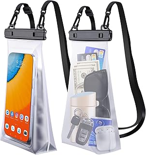 Large Capacity Waterproof Phone Pouch Floating, Waterproof Bag Case for iPhone 15 14 Pro Max 13 12 11 X XR 8 Plus Samsung Up to 6.9'', IPX8 Water Proof Phone Dry Bag for Boating Swimming Kayaking product image