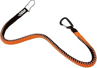 Pelican Paddle Leash and Leash Fishing Rod - Paddle Holder - Kayak Accessories Strechable Coiled Rod for Kayak and SUP Paddles product image