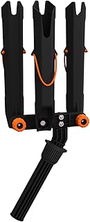 Pelican - Rocket Launcher Rod Holders - Adjustable 3 Rods Holder Fishing Poles - Universal Rod Holders, Black product image