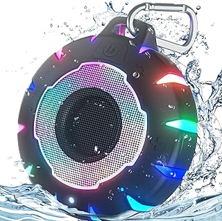 HEYSONG Waterproof Shower Bluetooth Speaker, Durable & Portable with Clear Sound, Ideal for Shower, Pool, Beach & Kayaking – Great Gift for All Ages product image