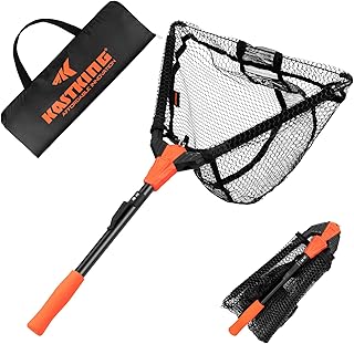 KastKing Pontus Fishing Net, Foldable & Lightweight Landing Net with Built in Length Scale, Strength Aluminum Handle, Fishing Gear and Gift for Men product image