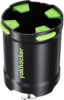 YAKHACKER Kayak Cup Holder with Rubber Tab - Multi-Functional and Anti-toppling Cup Holder for Kayak - Phone Holder, Drinks Holder, Fishing Tool, Kayak Track Mount Install product image