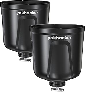 Multi-Functional Cup Holder, Bottle Holder, Phone Holder, Drink Holder, Fishing Tool, Large Capacity, Kayak Track Mount Install, Kayak Track Accessories product image