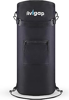 Avigap Boat Trash Can, 100% Odor & Leak Resistant, Portable, Reusable, 10-13 Gal Garbage Bag Snaps Inside, Easy to Install & Clean, Fishing, Sandbar, Kayak, Pontoon Boat Accessories product image