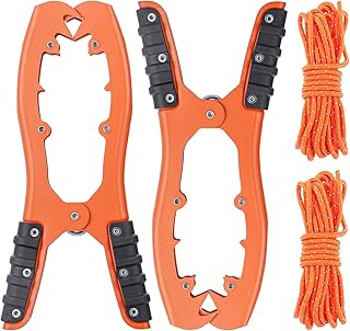 Kayak Anchor Grip - Stainless Steel Boat Anchor with 5mm Paracord, Kayak Accessories Canoe Equipment Brush Clamp Anchor with Teeth for Fishing Boating Camping product image