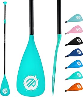 niphean Sup Paddle, Adjustable Paddle Board Paddles, Lightweight Kayak Paddle, Detachable Stand Up Paddle Board Accessories Oars with Aluminum Alloy Shaft and Fiberglass Blade product image