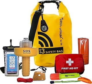 Sirius Signal SB-3L Boating Safety and Emergency SOS Dry Bag Kit for Kayaks, Boats, and Paddle Craft - USCG Approved product image