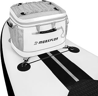 MORXPLOR Waterproof PVC Material Paddleboard Cooler Deck Bag,40 cans Sup Deck Cooler Bag,Cooler Bag for Paddleboard,Lunch Box Cooler Insulated Bag,Camping Cooler Bag,Kayak Cooler Bag product image