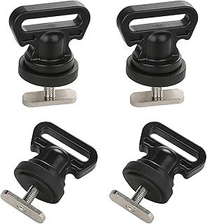 Tie Downs for Kayak Track Mount, Vertical Tie Downs for Securing Cooler, Crate, and Other Kayak Rail Mount Accessories, 4 Pack product image