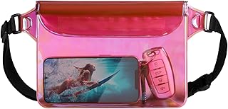 F-color Waterproof Fanny Pack - Cruise Essentials 2026 - Waterproof Pouch with Adjustable Waist Strap, Triple Zipper Roll-Top Dry Bag for Phone, Keep Passport Valuables Dry for Beach Kayaking Boating product image