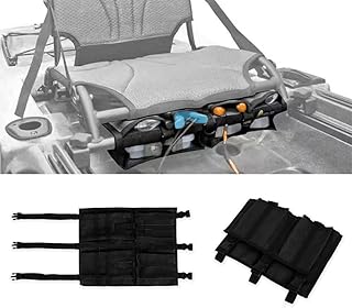 MORXPLOR Kayak Canoe Mesh Storage Bag for Seat,Kayak Gear Accessories,Kayak Canoe Seat Storage Compartments,Storage Bag Under Kayak Seat-Attach to Seat product image