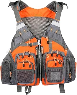 Multifunctional Kayak Life Jackets for Adults - Fishing, Multi Pocket Portable Detachable Clothing with Floating Material Breathable Life-Saving Rock Fishing product image