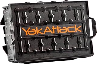 YakAttack TracPak Stackable Storage Box – Black | Kayak Fishing Gear Storage | Fits GearTrac & MightyMount | Kayak Accessories for Fishing Tackle & Tools | Compact 1 lb Weight product image