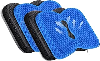 Kayak Seat Cushion, Anti Slip Thicken Gel Kayak Seat Pad Breathable Waterproof Kayak Cushion for Kayaks Canoe and Boat, Lifetime Kayak Accessories Equipment Gear for Fishing Kayak (Blue 2 Packs) product image