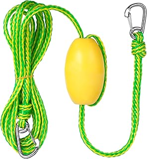 Obcursco Kayak Tow Line,Drift Sock Anchor Rope for Fishing Boat,Buoy Float Docks for Lake Jet Ski Boat Accessories (12-20FT) product image