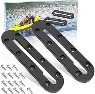 Botepon 7" Kayak Track For Kayak Fishing, Kayak Rail, Kayak Accessories Mount Track, Kayak Gear Track for Fishing Rod Holder, Fish Fider, Cup Holder, Pack of 2 product image