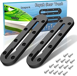 Kayak Gear Track, Kayak Low Profile Track, Kayak Rail, Kayak Accessories Mount Track, Compatible for Fishing Rod Holder, Fish Fider, Cup Holder, Anchor Cleats product image