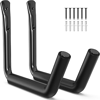 niffgaff Heavy Duty Garage Storage Hooks - 120 LB Capacity Wall Mounted Rack for Kayaks, Ladders, and Bikes product image