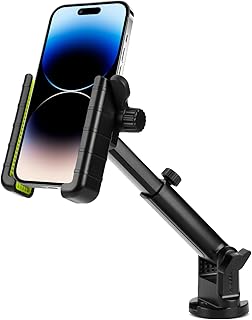 Hikeen Kayak Phone Holder, 360°Adjustable Phone Holder with Long Arm, Kayak Fishing Accessories, Kayak Phone Mount Compatible with Smartphone from 4''-7''（1Pack） product image