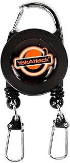 YakAttack Dual Fishing Tool Retractor - Style Options | Secure Clip-On with 360° Swivel | Heavy-Duty, Corrosion-Resistant for Saltwater & Freshwater | Fly Fishing Zinger Retractor product image