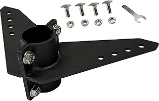 for NK-180s Marine Steering Triangle, Black Powder Coated Aluminum, for Kayak and Trolling Motors (black) product image