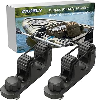Kayak Paddle Holder Track Mount Accessories, Space-Saving Kayak Oar Holder for Fishing, Canoe & Kayaks product image