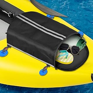 Waterproof Deck Bag for Paddle Boards & Kayaks - Paddleboard Storage Dry Bag with Turning Hook | Oxford Material & Insulated Cooler Compartment for SUP, Surfboard, and Boating Accessories product image
