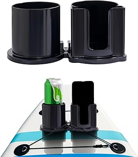 Paddleboard Cup Holder, Kayak Drink Holder for Paddle Board Cup and Phone Holder, Sup Surfboards Canoes Kayak Paddle Board Accessories for Types of Cup Bottle Drink product image