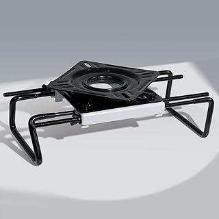 360° Swivel Boat Seat Mount Base, Adjustable 7.5-18" Clamp On Heavy Duty Steel, for Jon Fishing Bass Kayak Skiff Boat product image