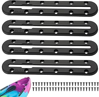 4PCS Kayak Track, Kayak Low Profile Track for Fishing Rod Holder, Kayaks Tracks Accessories, Kayaks Mount Tracsk, for Fishing Rod, Cup Holder, Paddle Holders, Anchor Cleats(Size:M) product image