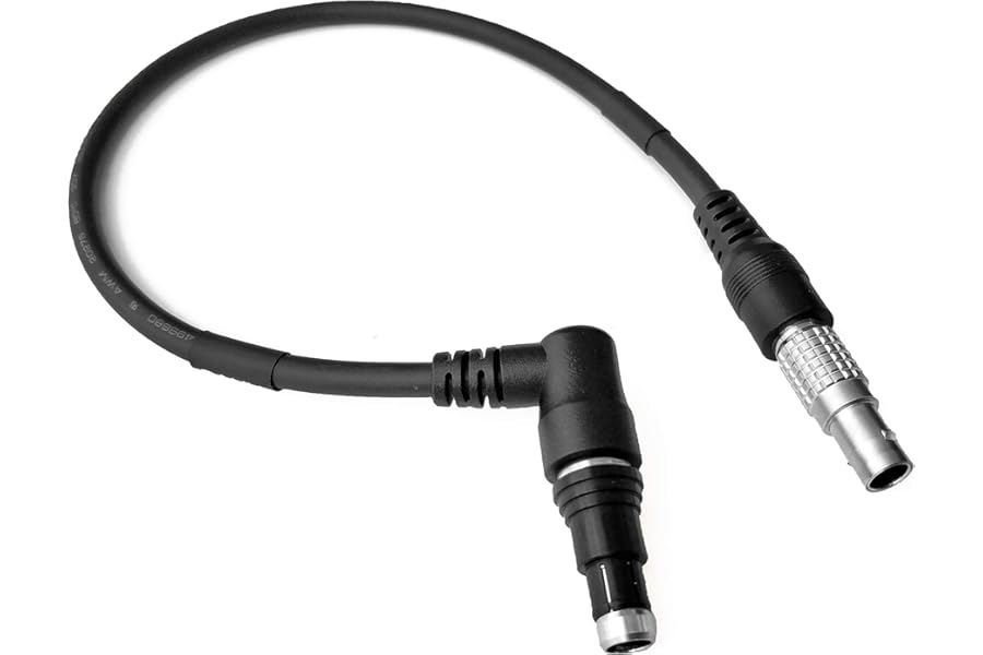 8" 4-Pin ANVIS/LEMO to Fischer/BNVD Right Angle Power Cable for NVG Night Vision Systems product image
