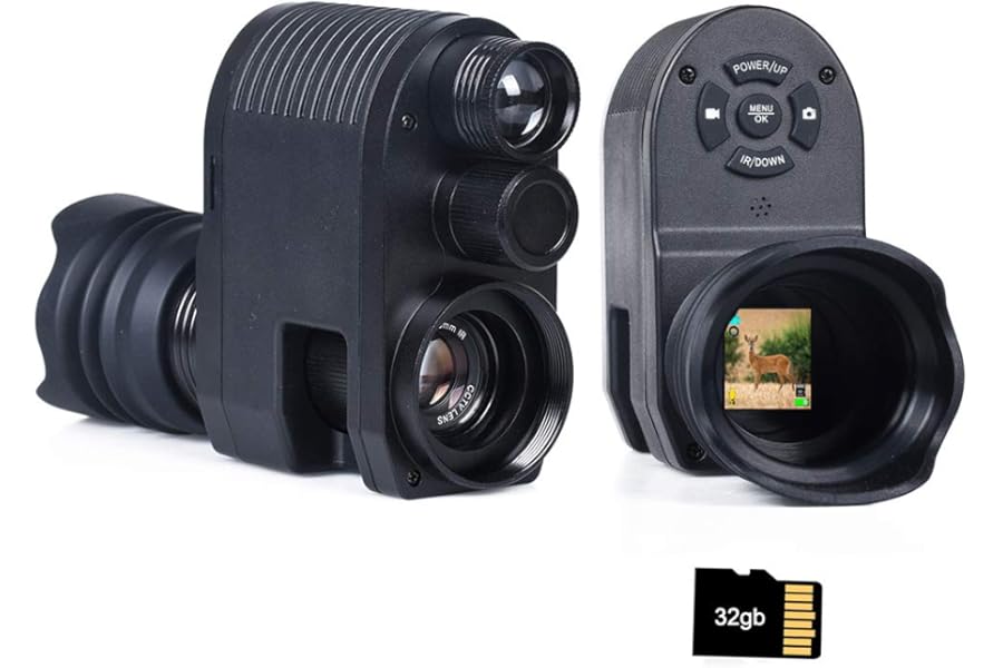 KOLINLOV Digital Night Vision Monocular Scope Camera for Complete Darkness, Hunting Infrared Night Vision Rifle Scope Take Photos and Videos with 32GB Memory Card Megaorei 3 product image